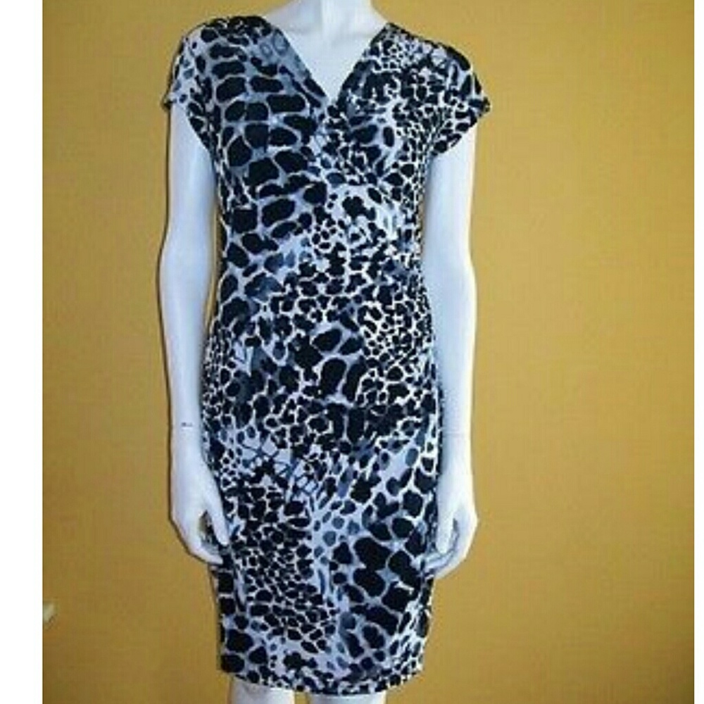 AB Studio Faux Wrap Dress - Picture 5 of 5